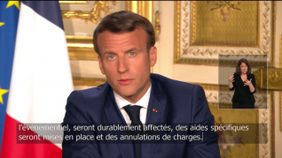 滞仏日記「希望か？　ロックダウンの解除についてマクロン大統領が初言及」