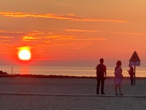 退屈日記「この晩夏、最大の夕陽に三四郎が大はしゃぎの巻」