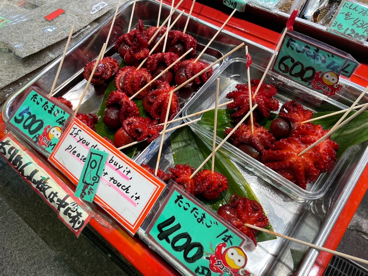滞日日記「日本を満喫する父ちゃん、京都の錦通りで食材物色！！！」
