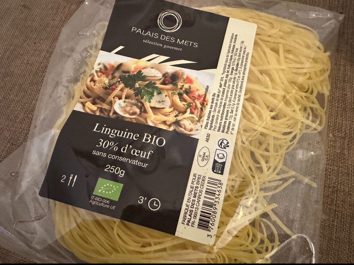 フランスごはん日記「秋深し、キノコがうまい。今日は生麺で、キノコパスタでござるー」